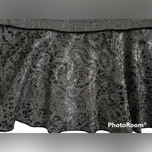 Conrad C Collection Skirt Tweed Animal Print Gray Skirt Sz 16 - Picture 5 of 5